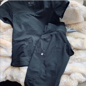 Figs Scrubs, Technical Collection, Black, Small